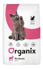 Сухой корм Organix Adult Cat Lamb для взрослых кошек с ягненком