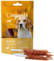 Лакомство Organix для собак Куриное Филе на палочке 100 гр (100% мясо)
