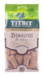 Печенье TiTBiT Бискотти для собак с рубцом говяжьим 350 гр