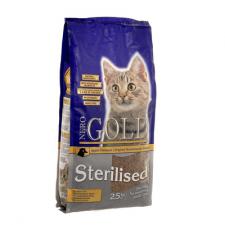 Cухой корм Nero Gold Cat Sterilized для профилактики мочекаменной болезни у стерилизованных кошек