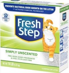 Комкующийся наполнитель Fresh Step Ultra Unscented для кошачьего туалета 6,35 кг