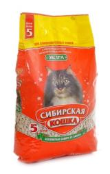 Впитывающий наполнитель Сибирская Кошка для длинношерстных кошек "Экстра"