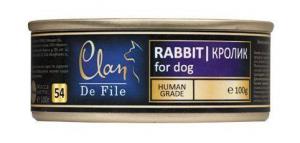Консервы Clan de File для собак с кроликом 100 г