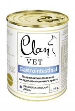 Консервы Clan Vet Gastrointestinal для собак для профилактики ЖКТ 340 г