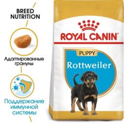 Сухой корм Royal Canin Rottweiler Junior для щенков породы Ротвейлер 12 кг