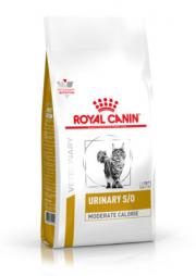 Диета Royal Canin Urinary S/O Moderate Calorie при мочекаменной болезни и избыточном весе у кошек