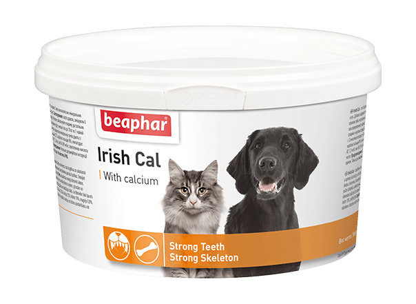 Витаминно-минеральная пищевая добавка Beaphar Irish Cal для животных 250 гр
