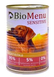 Гипоаллергенные консервы BioMenu для собак, Перепелка