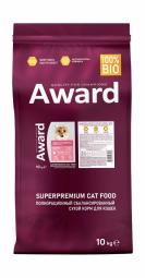 Сухой корм Award Healthy Growth для котят от 1 месяца, беременных и кормящих кошек, с индейкой и курицей