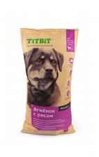 Сухой корм TiTBiT для щенков крупных пород с ягненком и рисом 13 кг